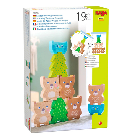 Load image into Gallery viewer, Haba Stacking Toy Forest Creatures
