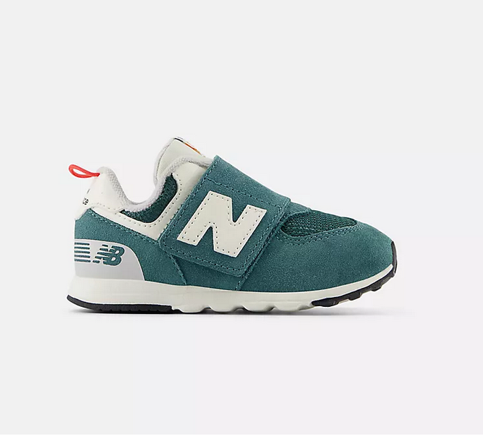 New Balance 574  NEW-B Hook & Loop  Green Red sizes 7-10