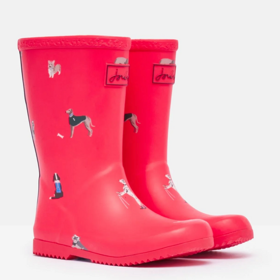 Joules Roll Up Waterproof Rain Boot Hiking Dogs