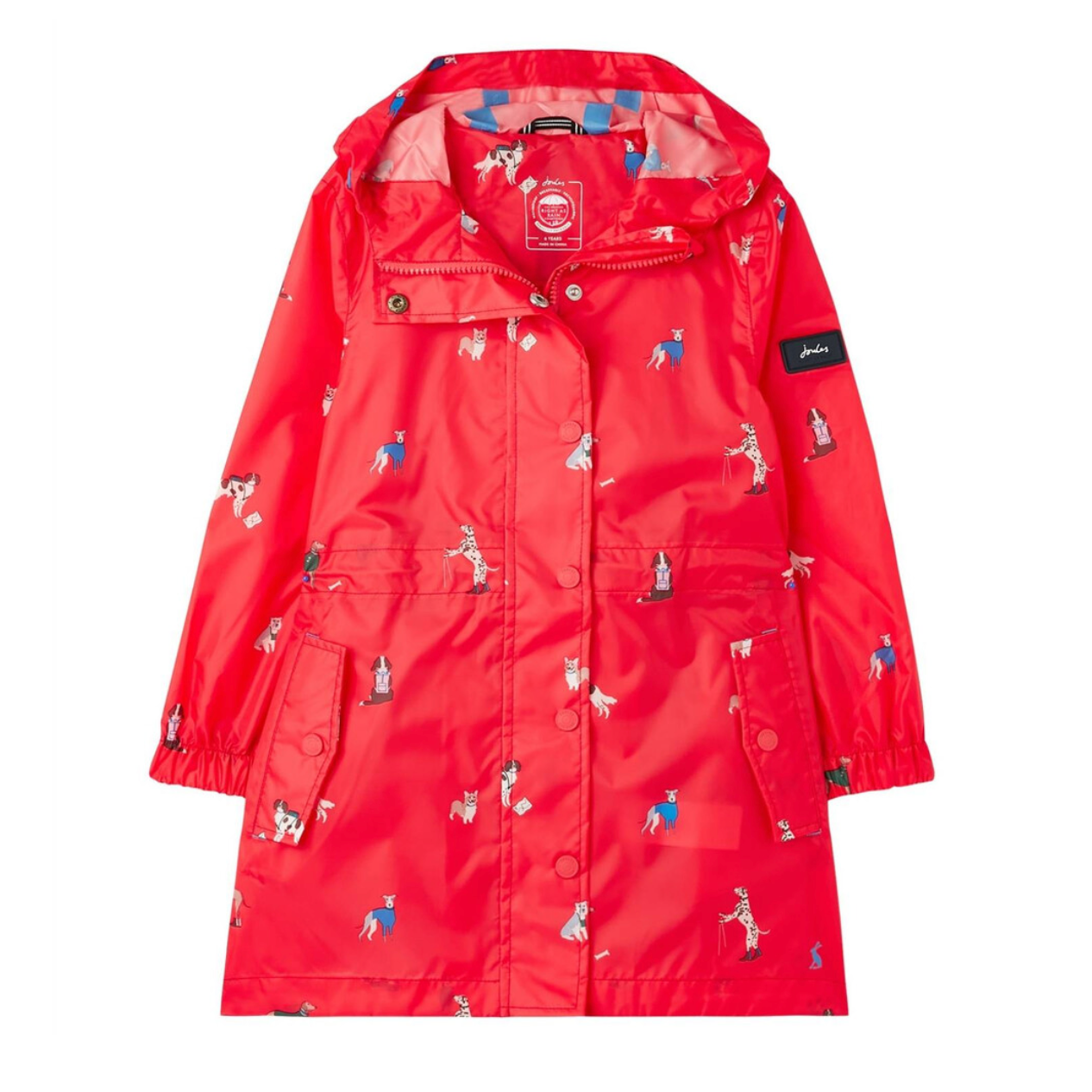 Load image into Gallery viewer, JOULES Golightly Waterproof Raincoat Hike Dog

