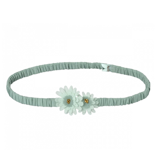 MAILEG Headband, Flower - Mint, Small