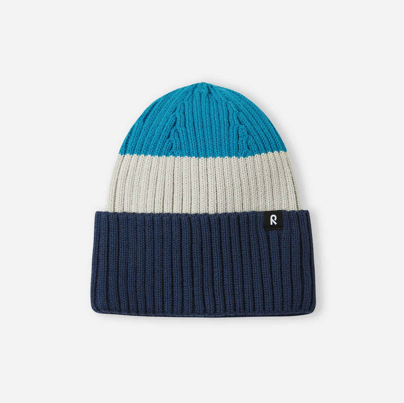 REIMA Kids' organic cotton beanie Pipoke Navy