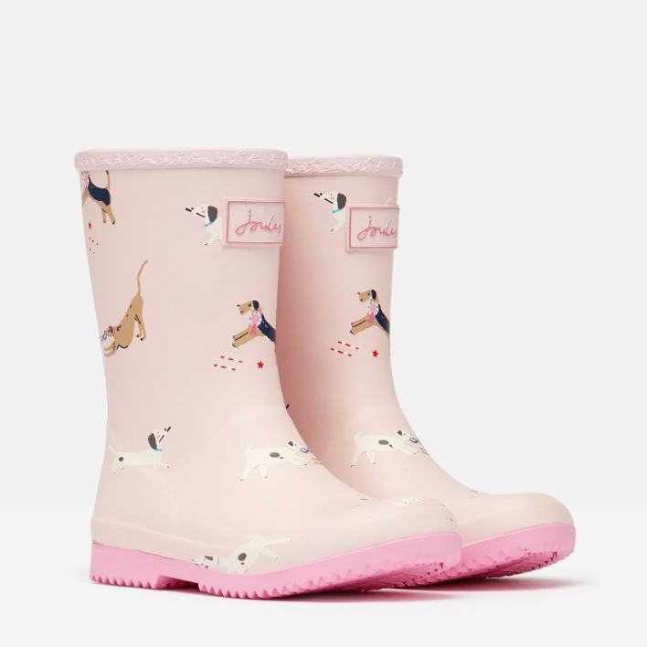 Joules rain best sale boots with dogs