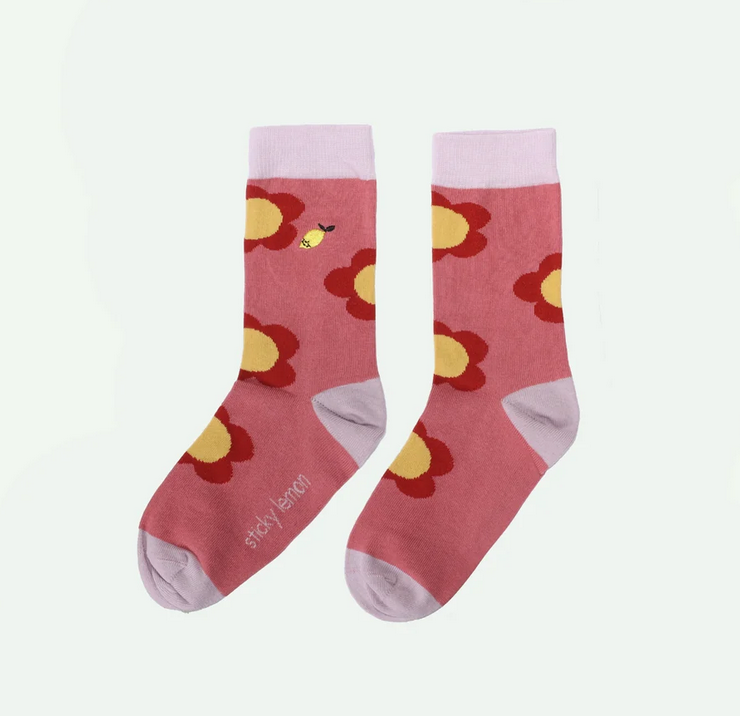 socks | lemon tree | flower by Sticky Lemon