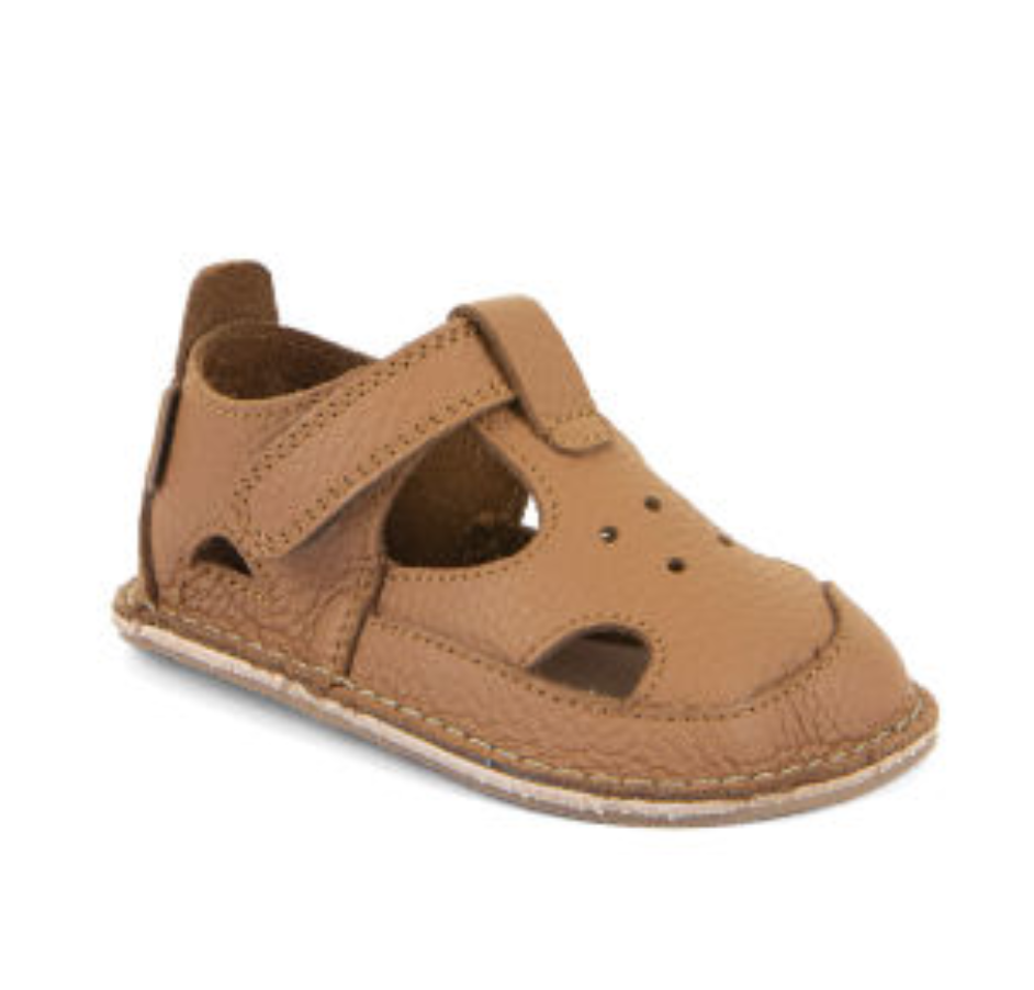 FRODDO Barefoot Stap  Prewalkers Sandals Cognac
