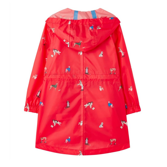 Load image into Gallery viewer, JOULES Golightly Waterproof Raincoat Hike Dog
