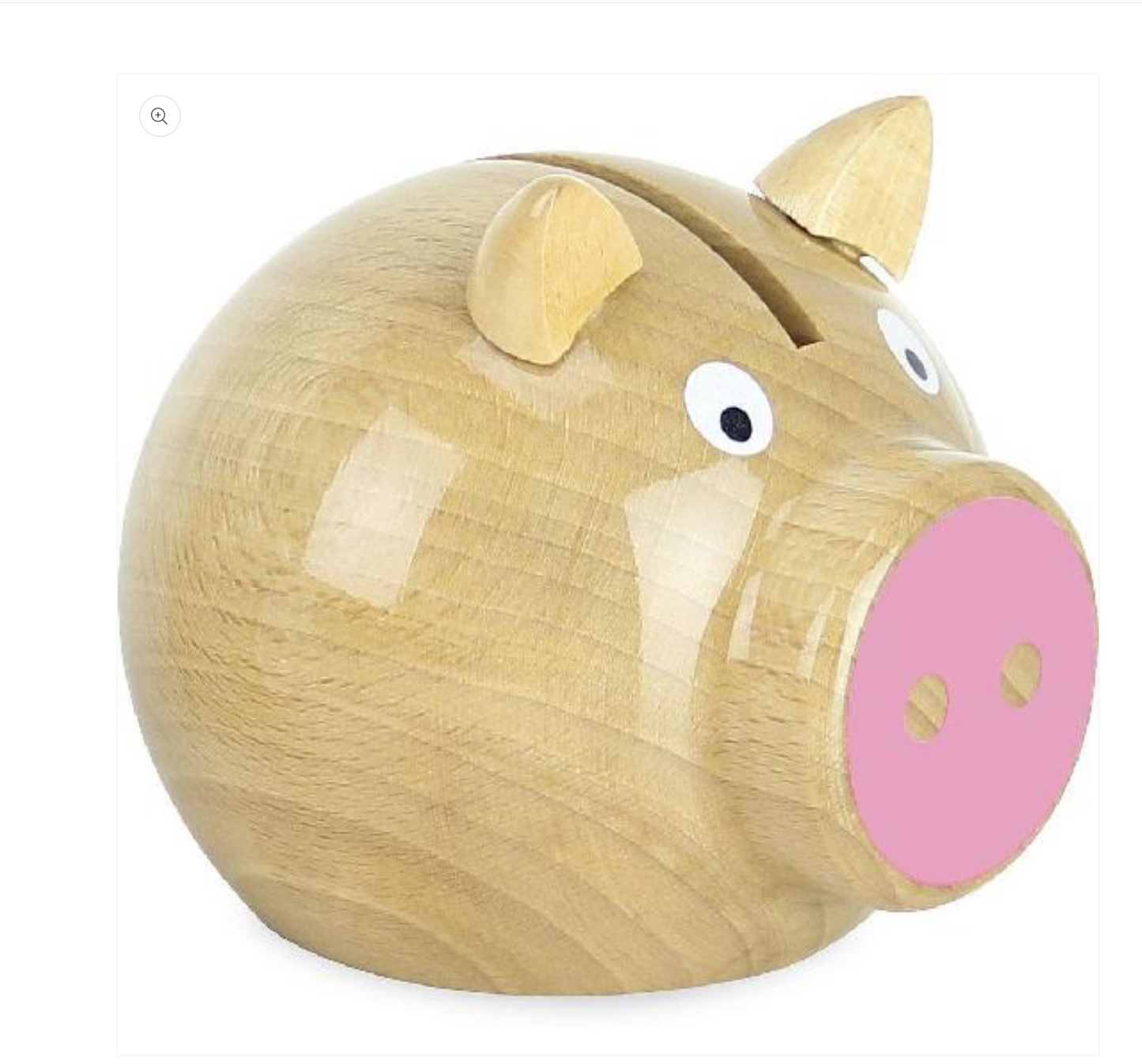 Wooden Piggy Bank by Vilac