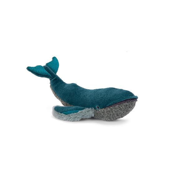 Load image into Gallery viewer, Tout Autour Du Monde - Whale, Small Soft Toy By Moulin Roty
