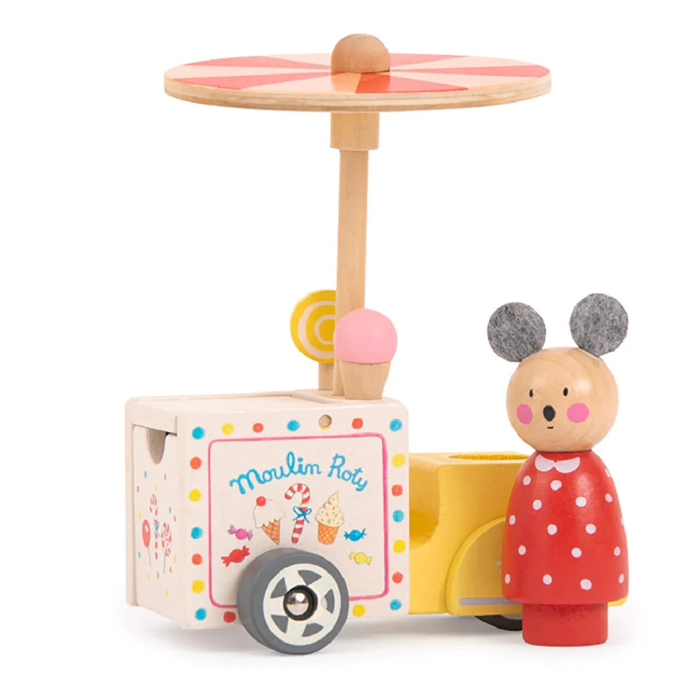 Load image into Gallery viewer, Grande Famille - Play - Ice Cream Delivery Tricycle By Moulin Roty
