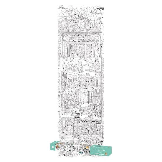 Parisiennes - Giant Colouring Poster  By Lucille Michieli & Moulin Roty