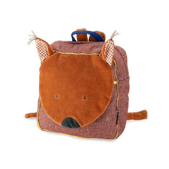 Pomme Des Bois - Squirrel Backpack  By Moulin Roty
