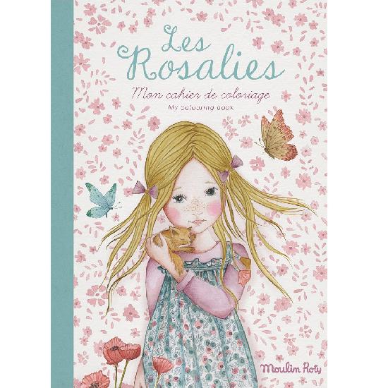 Load image into Gallery viewer, Les Rosalies - Colouring Book  By Moulin Roty &amp;amp; Cecile Blindermann
