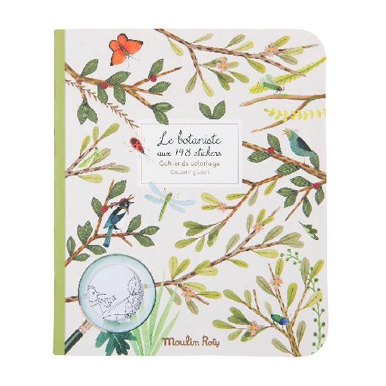 Botanist Sticker and Colouring Book  By Moulin Roty