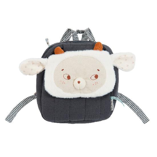 Apres la Pluie - Nuage Sheep Backpack  By Moulin Roty & Lucile Michieli