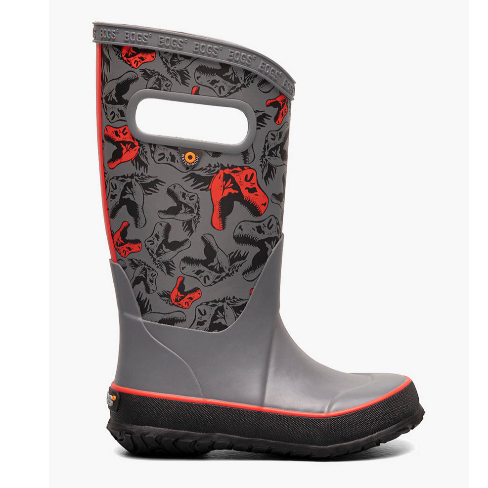 Load image into Gallery viewer, BOGS Rain Boots Dino Multi Grey
