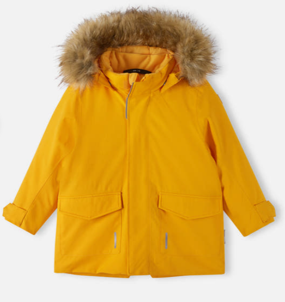 Load image into Gallery viewer, REIMA Baby &amp;amp; Toddler Reimatec Winter Parka - Mutka Yellow
