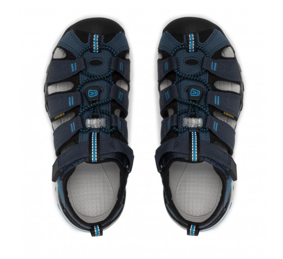 Keen Kids Newport H2 Sandals - Waterproof Outdoor Sandal Blue Nights/Brilliant Blue Size 3