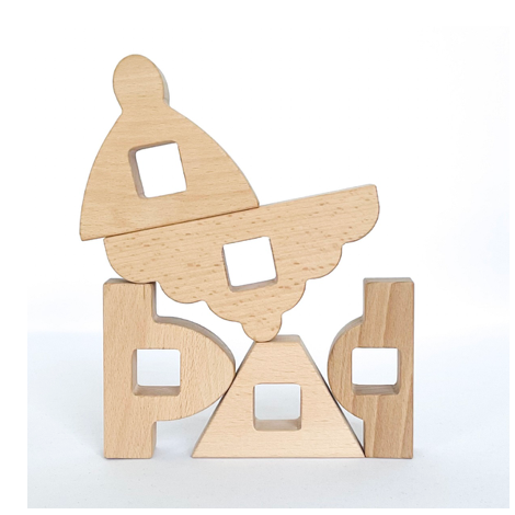 Building - Dutch Roof Toppers 5pcs By Papoose