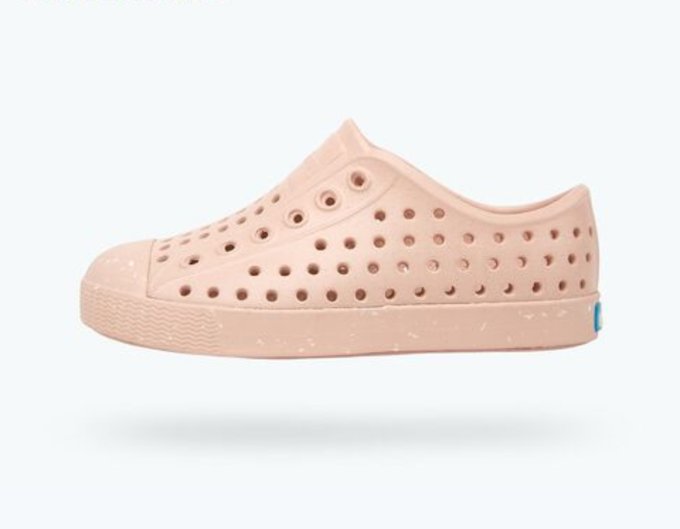 Native Jefferson Bloom Shoes - Chameleon Pink/Shell Speckles