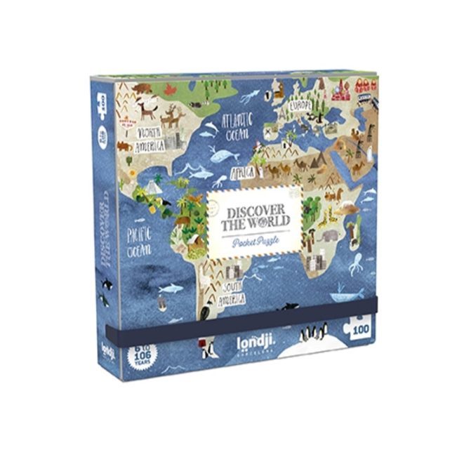 LONDJI Puzzle - Discover the World 100pc