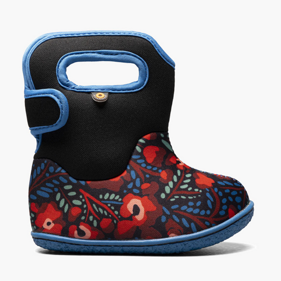 Load image into Gallery viewer, BOGS Baby Boots Flower Black Multi
