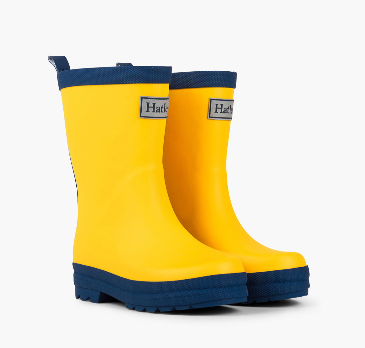 HATLEY Rain Boots Yellow / Navy