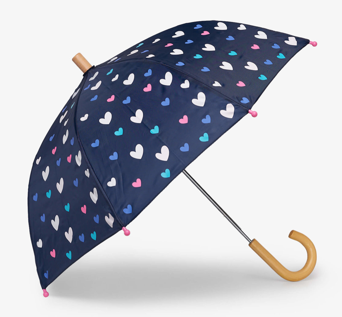 Hatley Hearts Colour Changing Umbrella