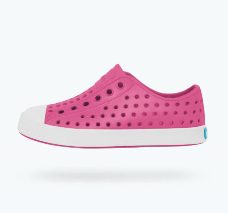 Native Jefferson Shoes Hollywood Pink/ Shell White