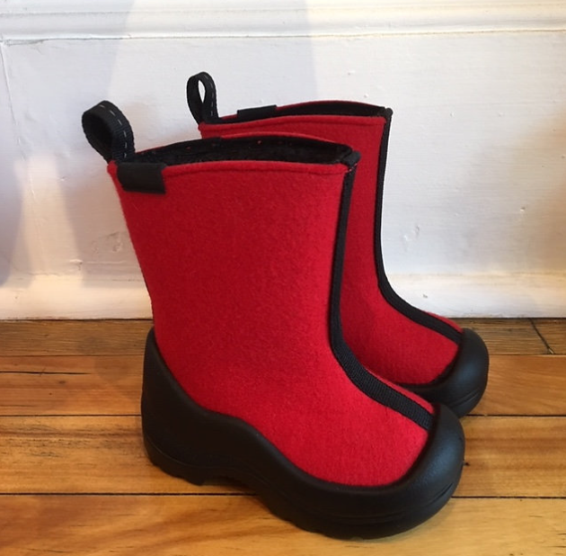 Load image into Gallery viewer, KUOMA Kuomikas Felt Boots Red
