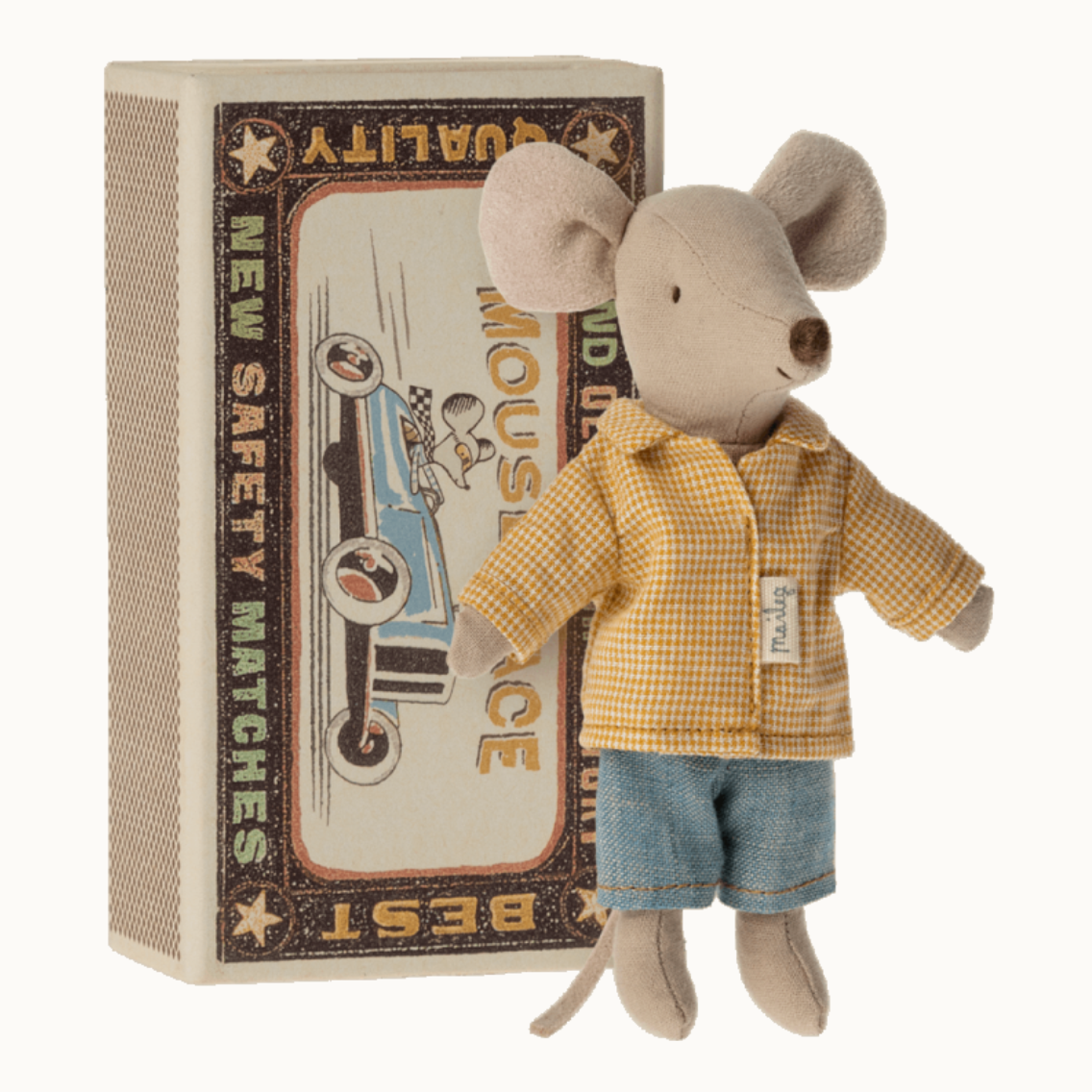 Maileg Big brother mouse in matchbox