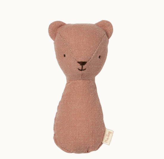 Maileg Teddy rattle - Old Rose
