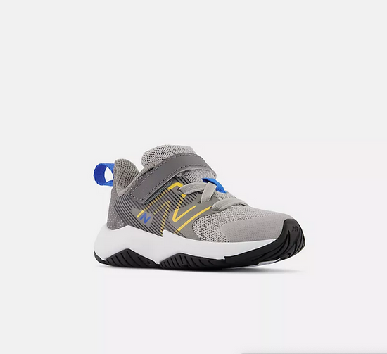 Load image into Gallery viewer, NEW BALANCE Rave Run Rain Cloud with Yellow and Blue TODDLER
