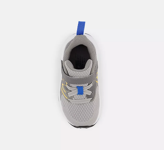 Load image into Gallery viewer, NEW BALANCE Rave Run Rain Cloud with Yellow and Blue TODDLER
