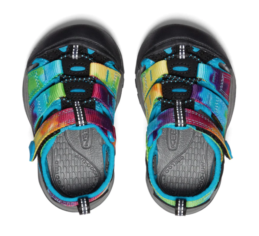 KEEN Toddlers' Newport H2 Rainbow Tie Dye
