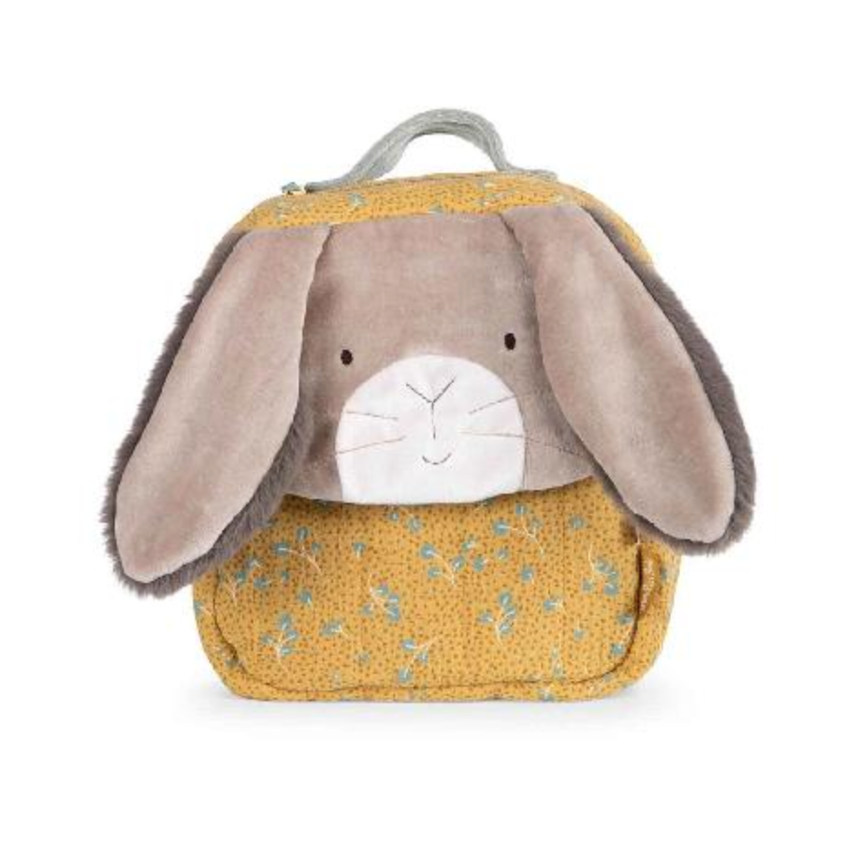 Ochre Rabbit Backpack  By Moulin Roty