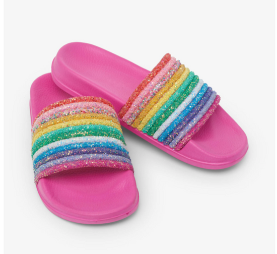 HATLEY Over The Rainbow Slide On Sandals