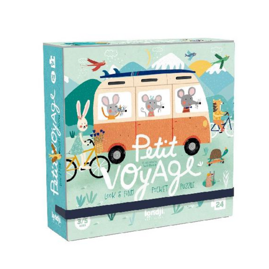 LONDJI Pocket Puzzle - Petit Voyage Look & Find Pocket Puzzle