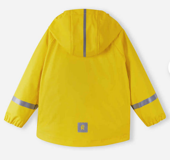 REIMA Waterproof Rain Jacket - Lampi - Yellow