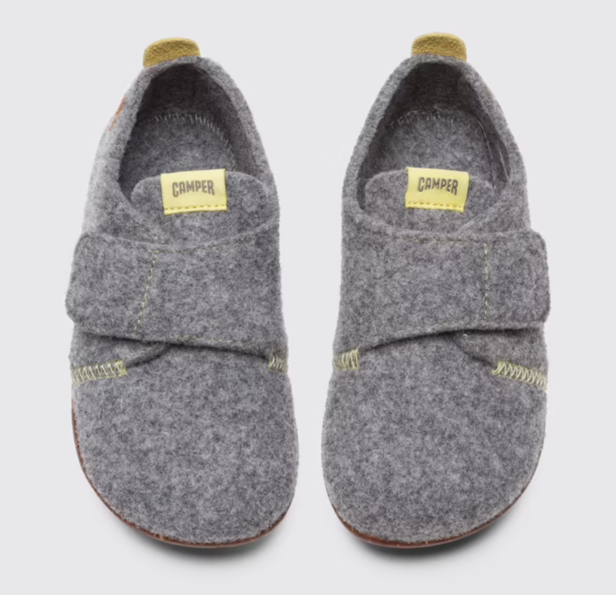 CAMPER Grey Slippers for Kids