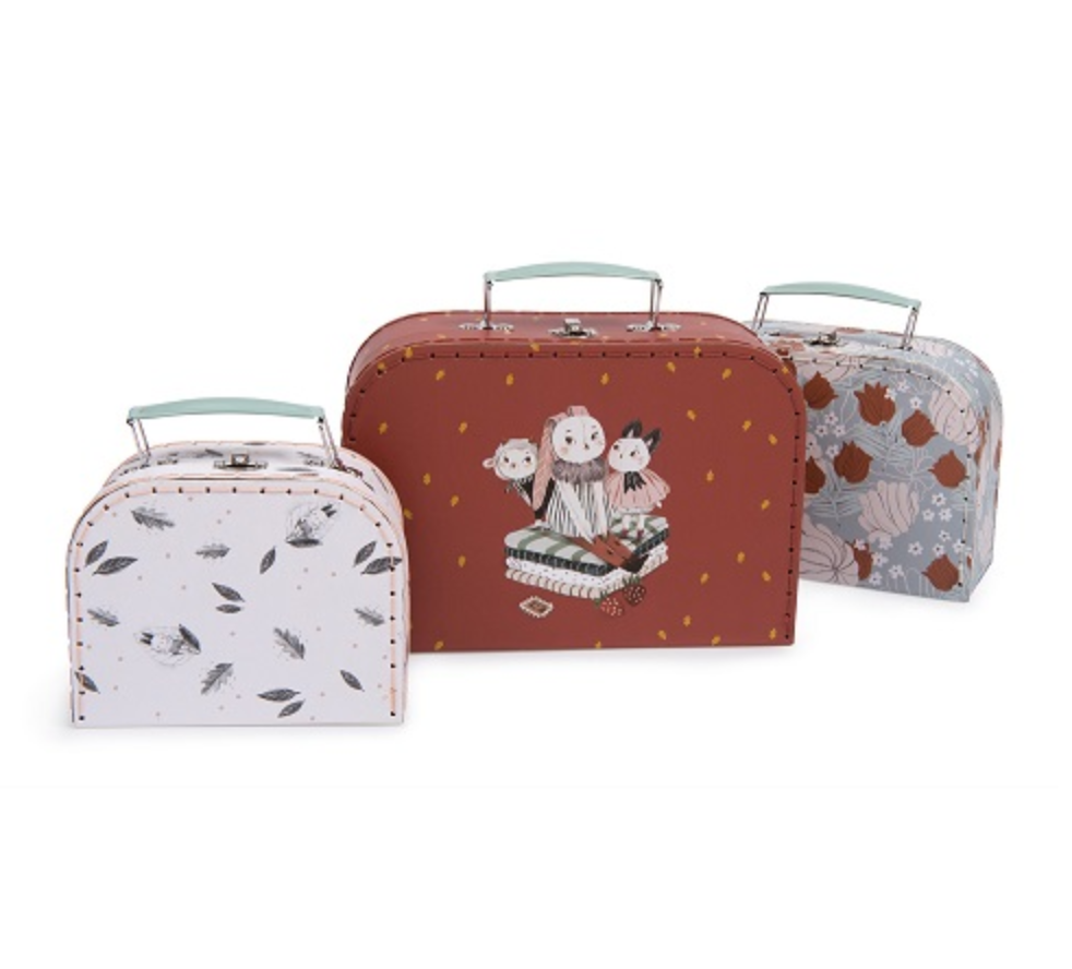 Apres la Pluie - Suitcases (set of 3)  By Moulin Roty & Lucille Michieli