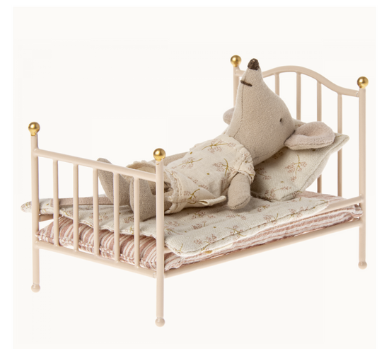 Load image into Gallery viewer, Maileg Vintage bed, Mouse - Rose
