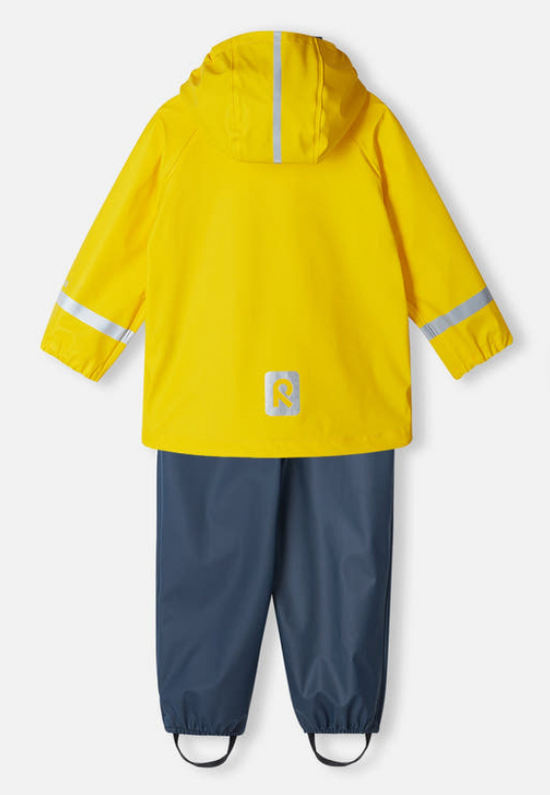 REIMA Waterproof Rain Jacket & Rain Pants Set - Tihku - Yellow