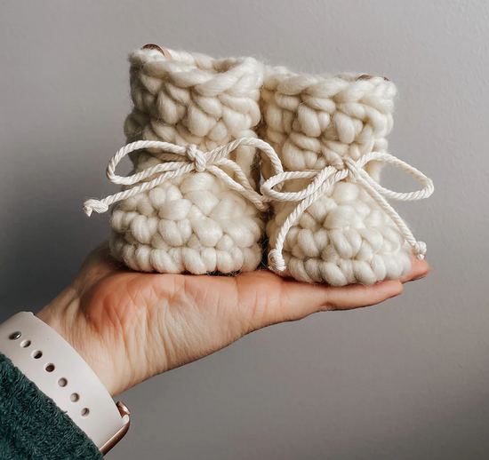 Load image into Gallery viewer, Les petits Tousi - Wool booties - Cotton

