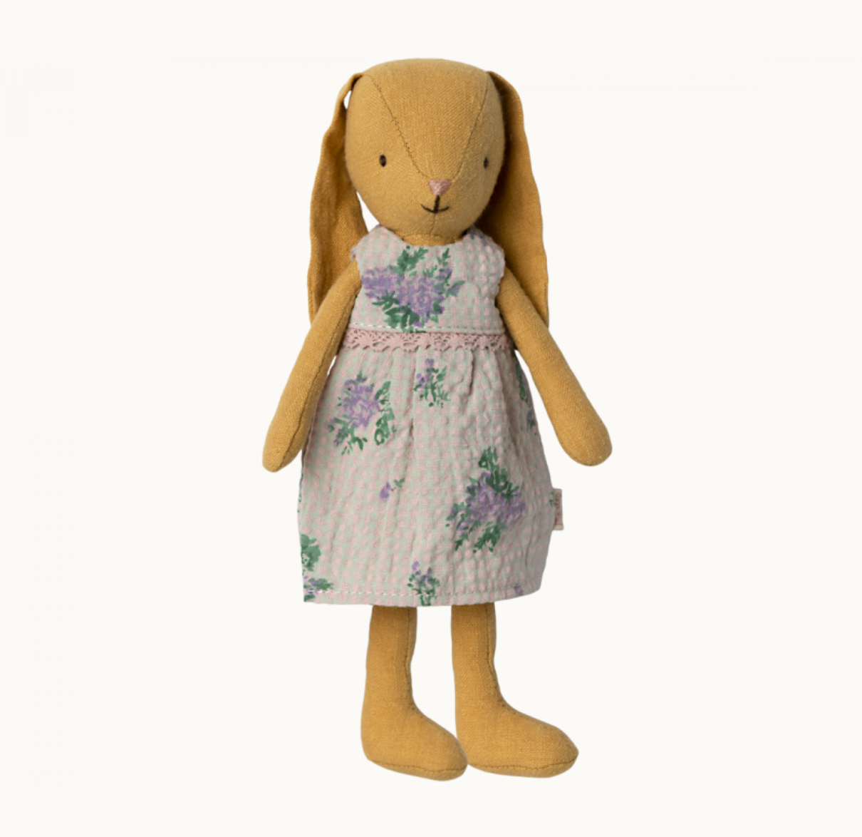 MAILEG Bunny (size 1) Dusty yellow - Dress