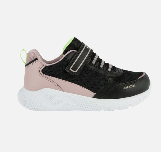 GEOX Girl s Sneaker Sprintye Black Rose SHOE SHOE