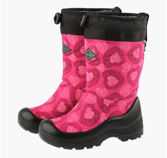 Load image into Gallery viewer, Kuoma Snowlock winter boots Pink Heart
