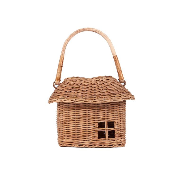 OLLI ELLA Rattam Hutch Small Basket