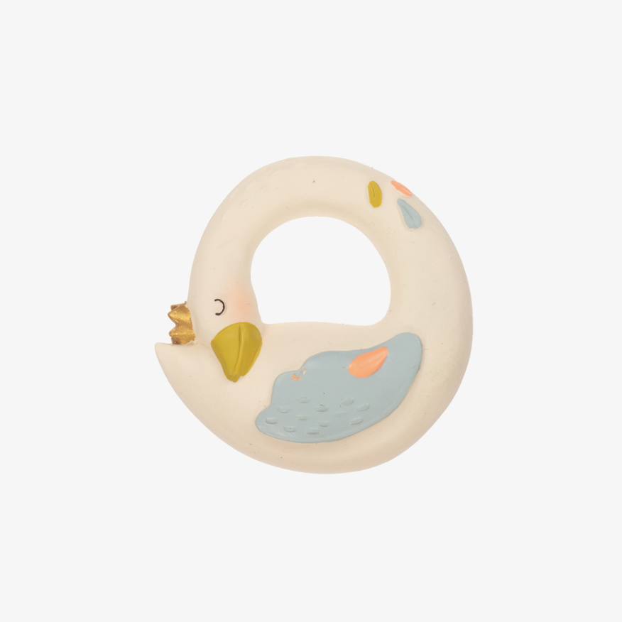 Swan Rubber Ring By Moulin Roty